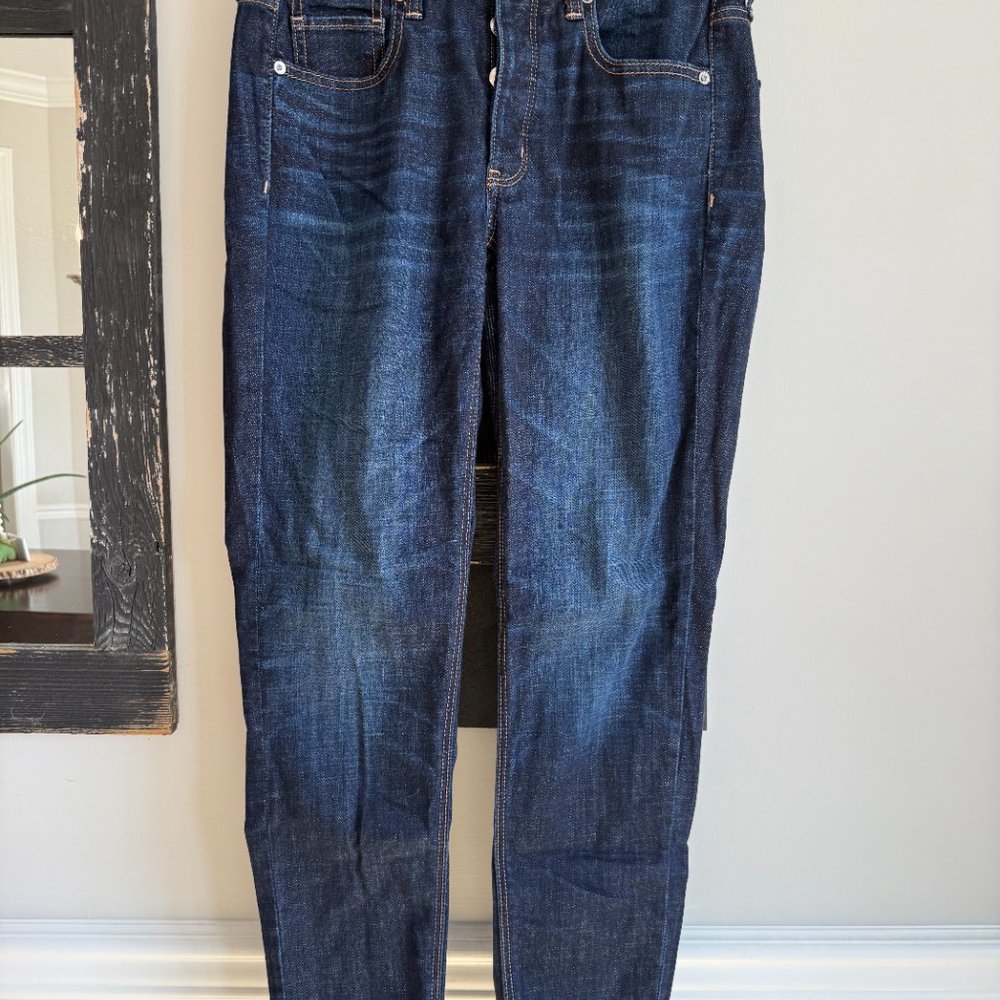 American Eagle Outfitters Stretch Jeans, Tomgirl Style, Size 2 Regular, Blue